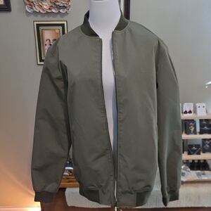 Men's Olive Bomber Jacket